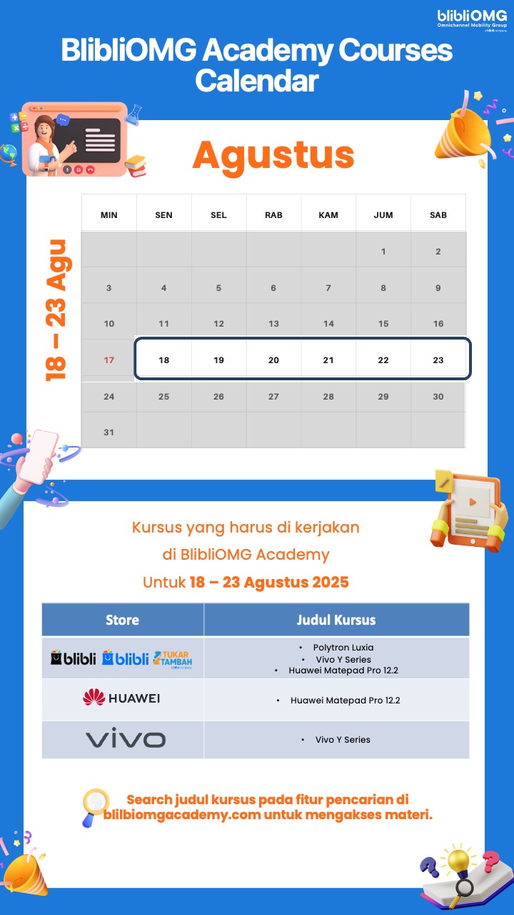 Calendar Agustus W2